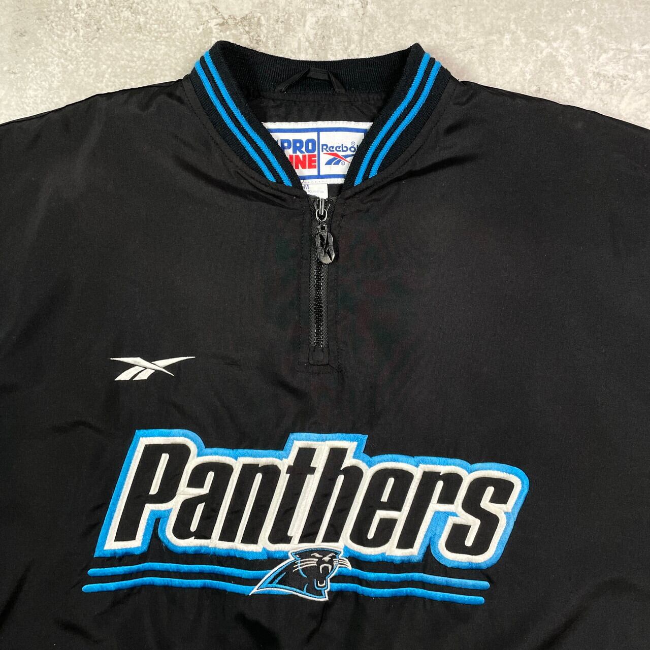 90年代 Reebok リーボック NFL カロライナ パンサーズ ハーフジップ