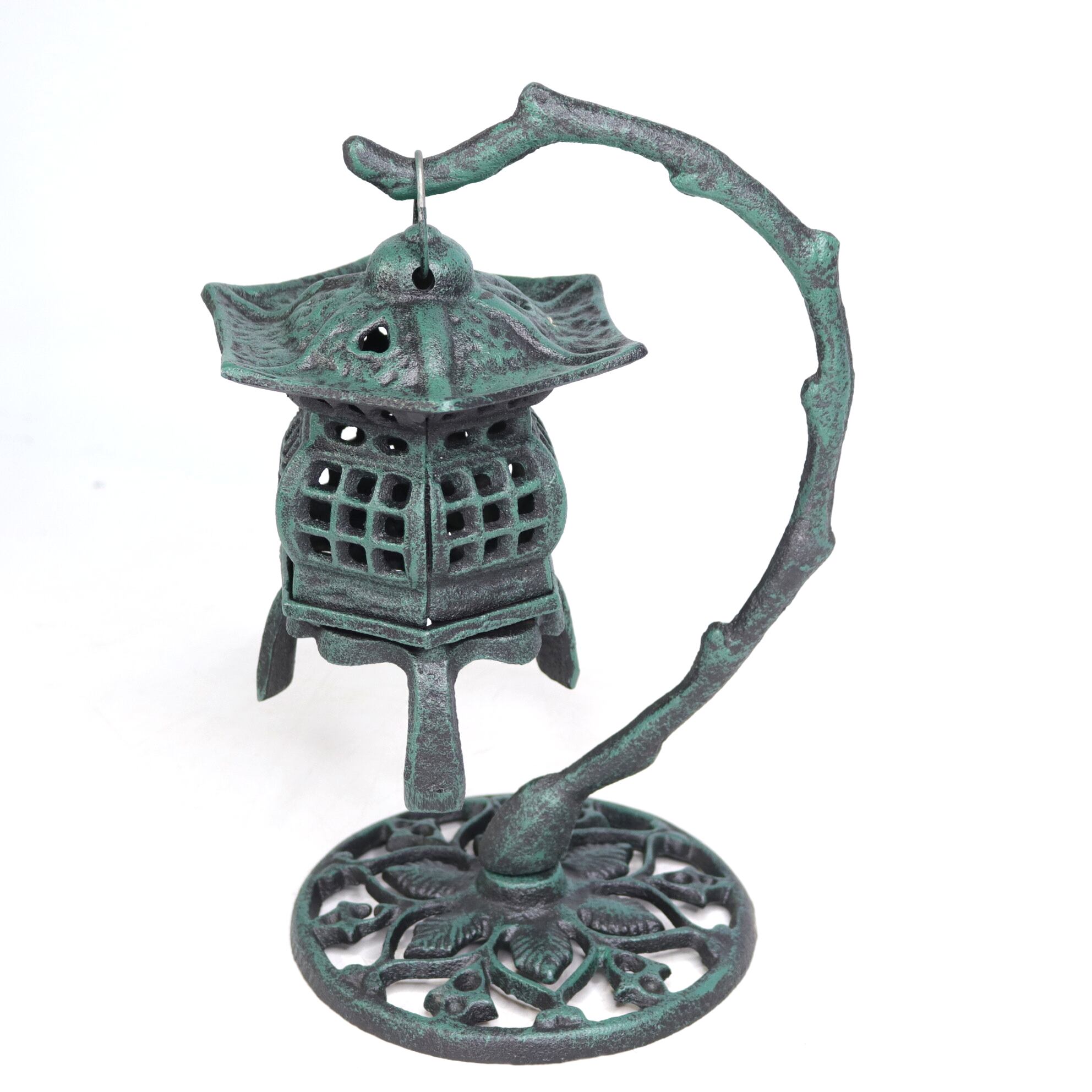 AKa6438 古鉄 鉄灯籠 鉄灯篭 鉄燈籠 鉄燈篭 鐵灯籠 鐵灯篭 ② 大