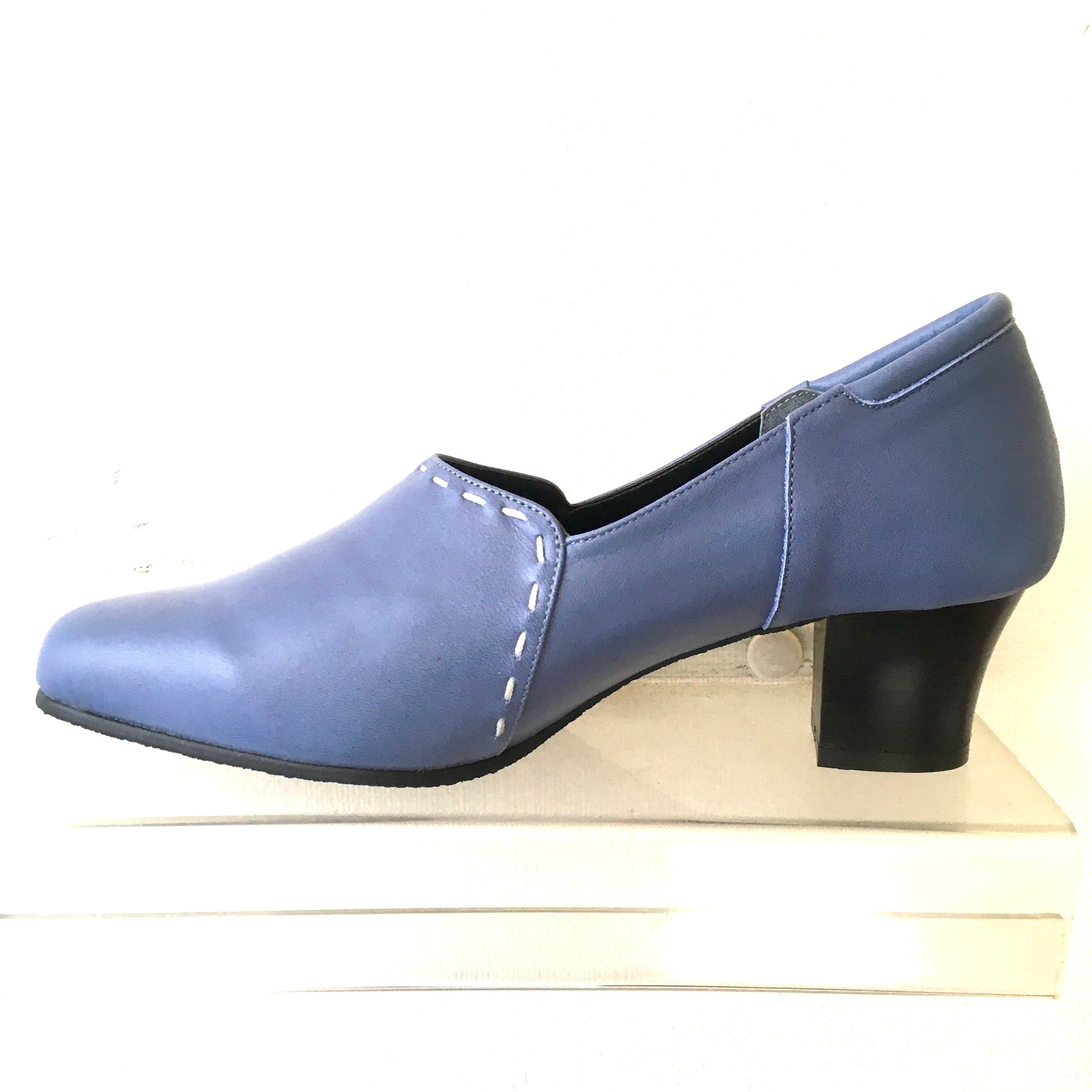 【21.0cm】ステッチパンプス