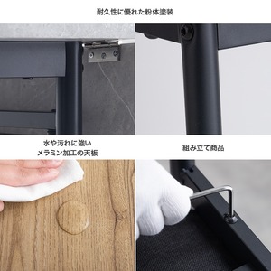 【3点セット】伸縮式ダイニングテーブル+チェア2脚