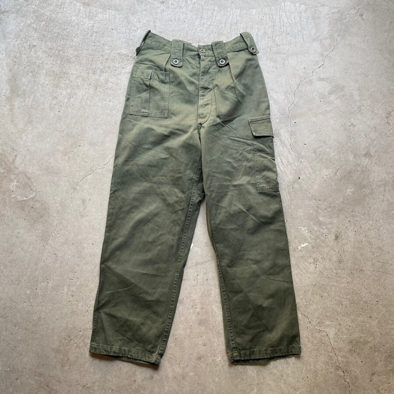 70年代 ベルギー軍 フィールドパンツ カーゴパンツ ヴィンテージ 