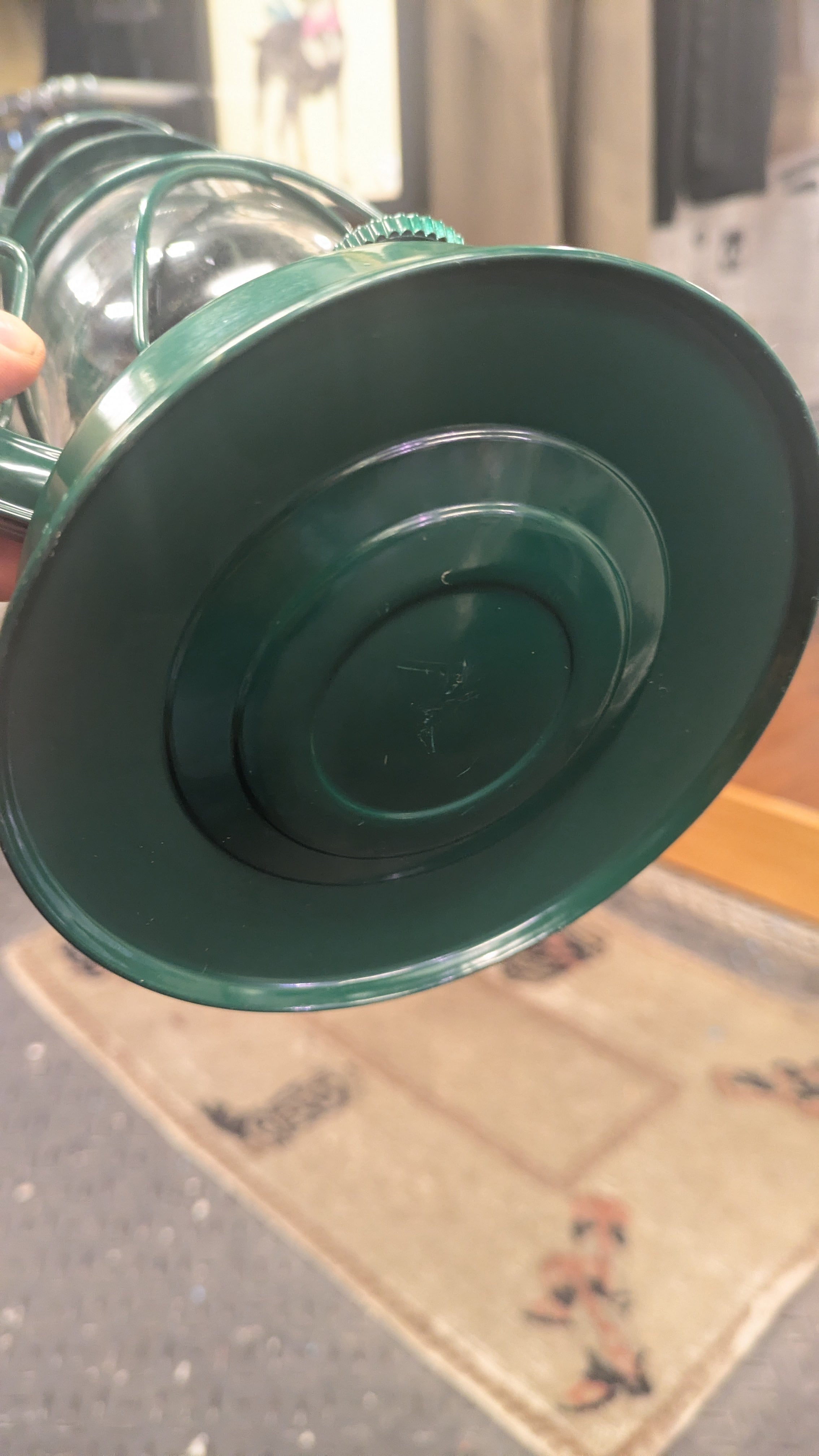 Vintage FeuerHand 276 Lantern Lamp W.Germany Green ビンテージ