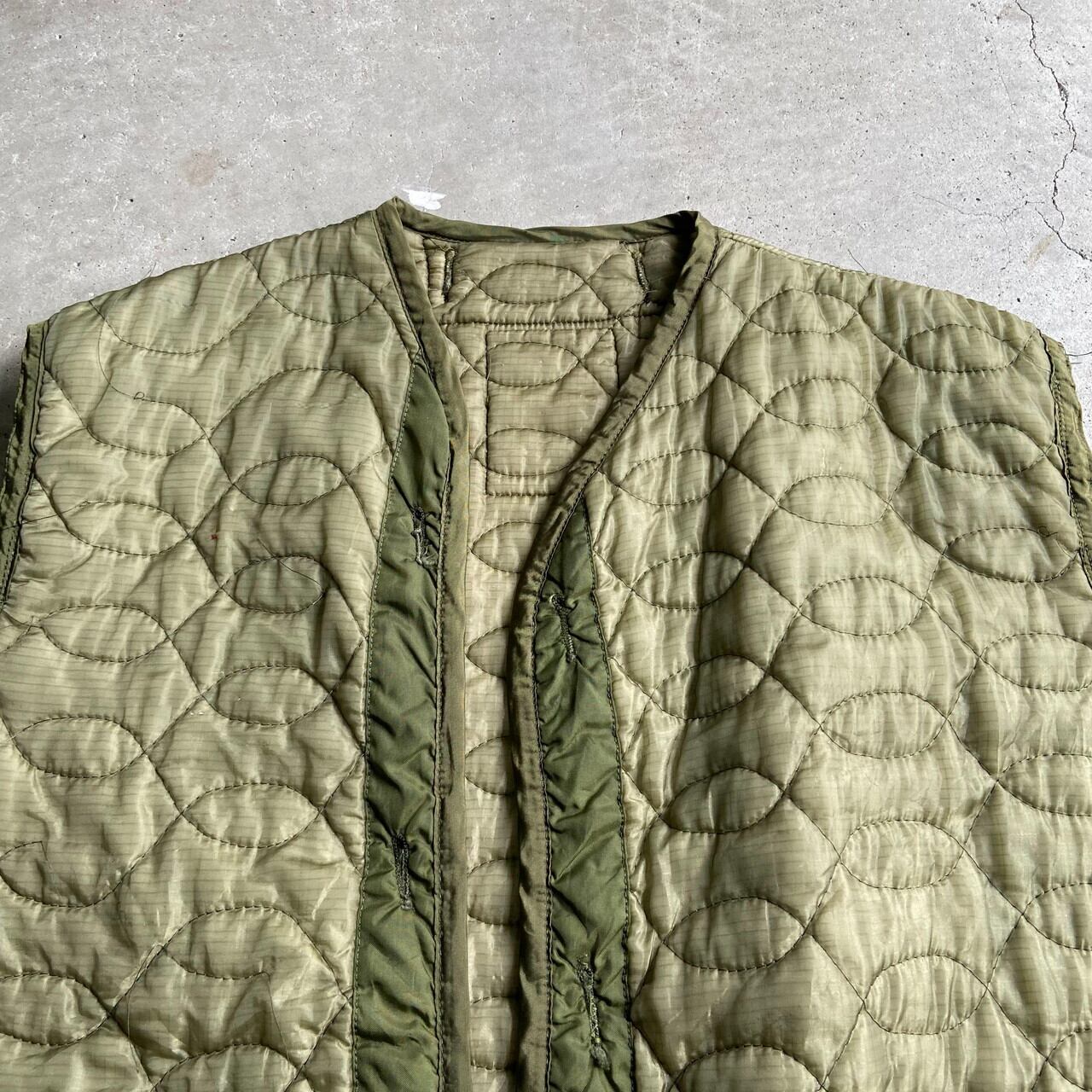 69年納品 米軍 U.S.ARMY M-65 キルティングライナー ミリタリーベスト