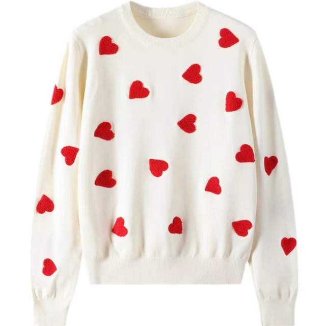 Heart many knit［2 color］