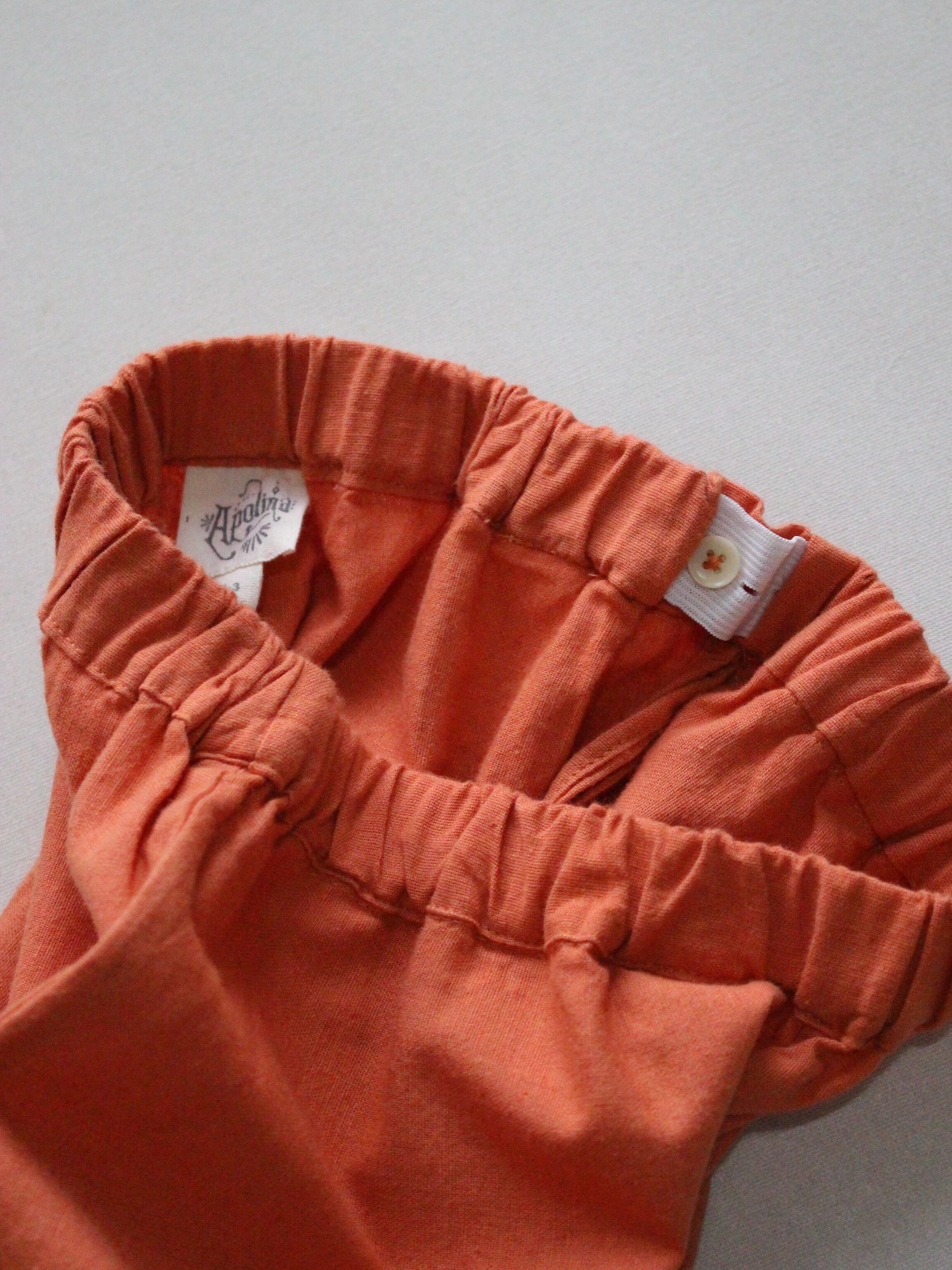 Apolina MOLLY EMBROIDERED TROUSER - POPPY | RESONASON