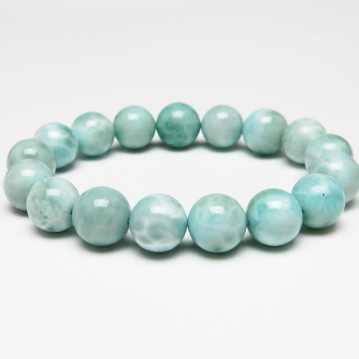 ラリマー ブレスレット 12mm 一点物 111-56456