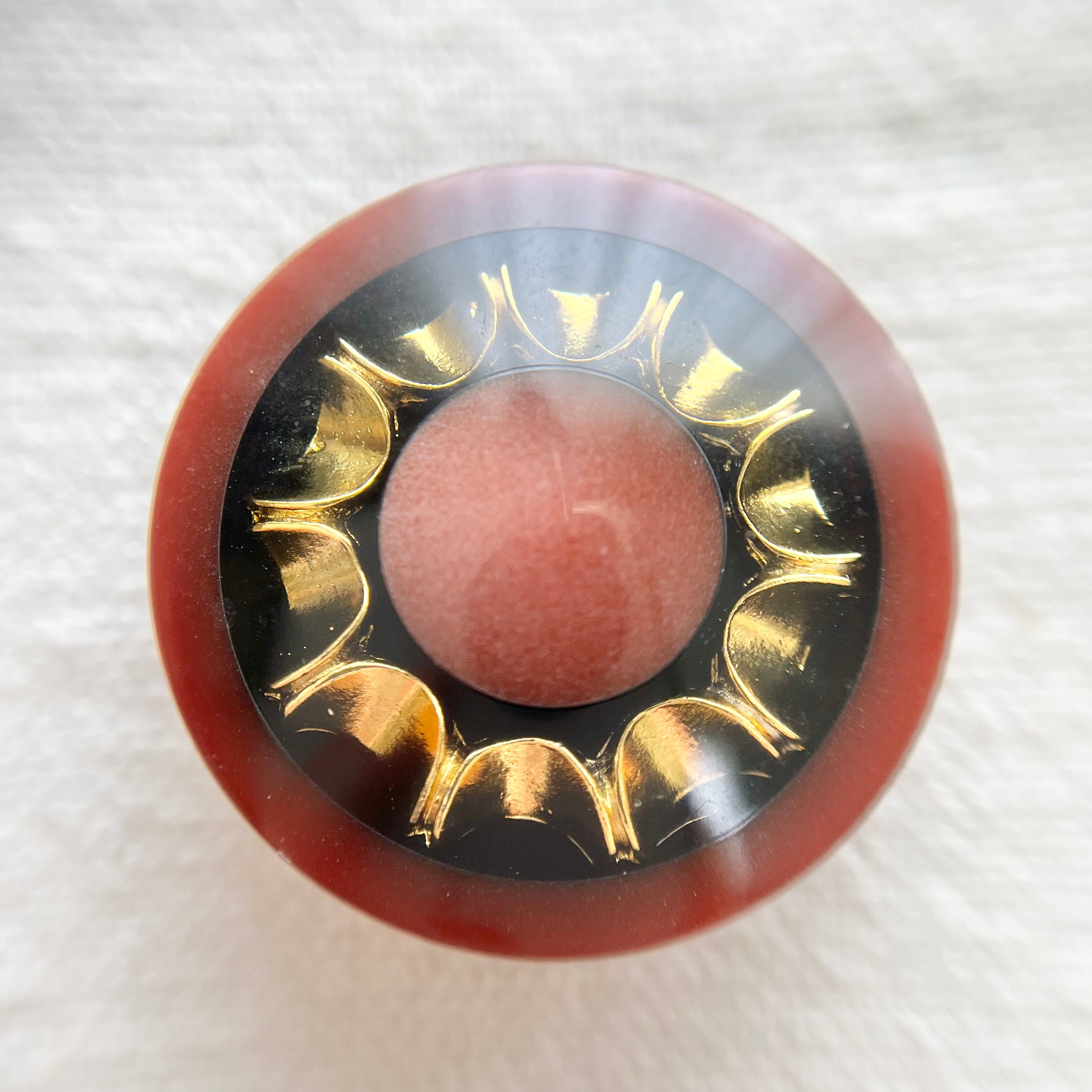 ゴールドスターフラワー×レンガ 29㎜