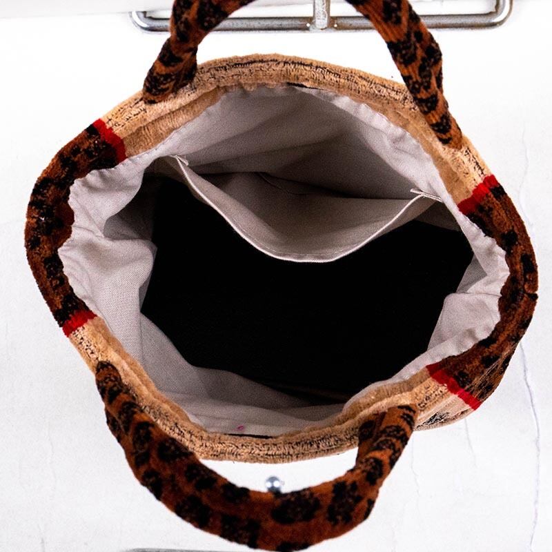 バッグ 横浜ナナ 湘南ナナ NANA ちょこバッグ ジャガー柄 ベージュ nn