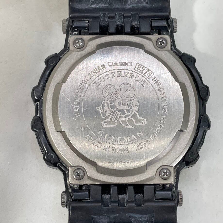 CASIO カシオ G-SHOCK ジーショック GULFMAN ガルフマン GW-9110BW