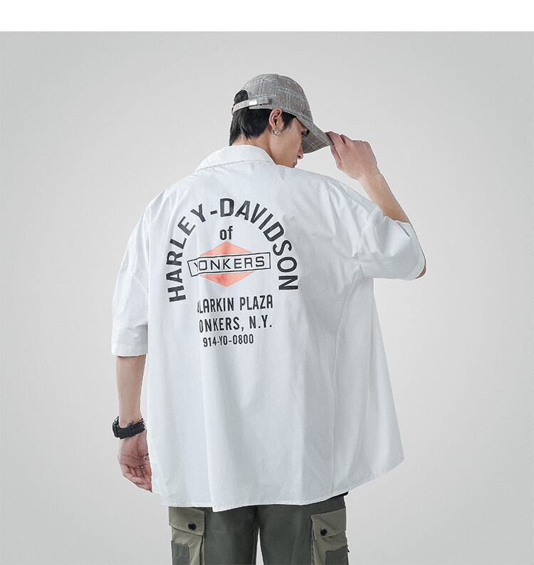 全3色 シャツ トップス ロゴ カジュアル 半袖 おしゃれ プリント