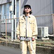 ANACHRONORM / REMAKED HERRINGBONE MILITARY SHIRTS JACKET