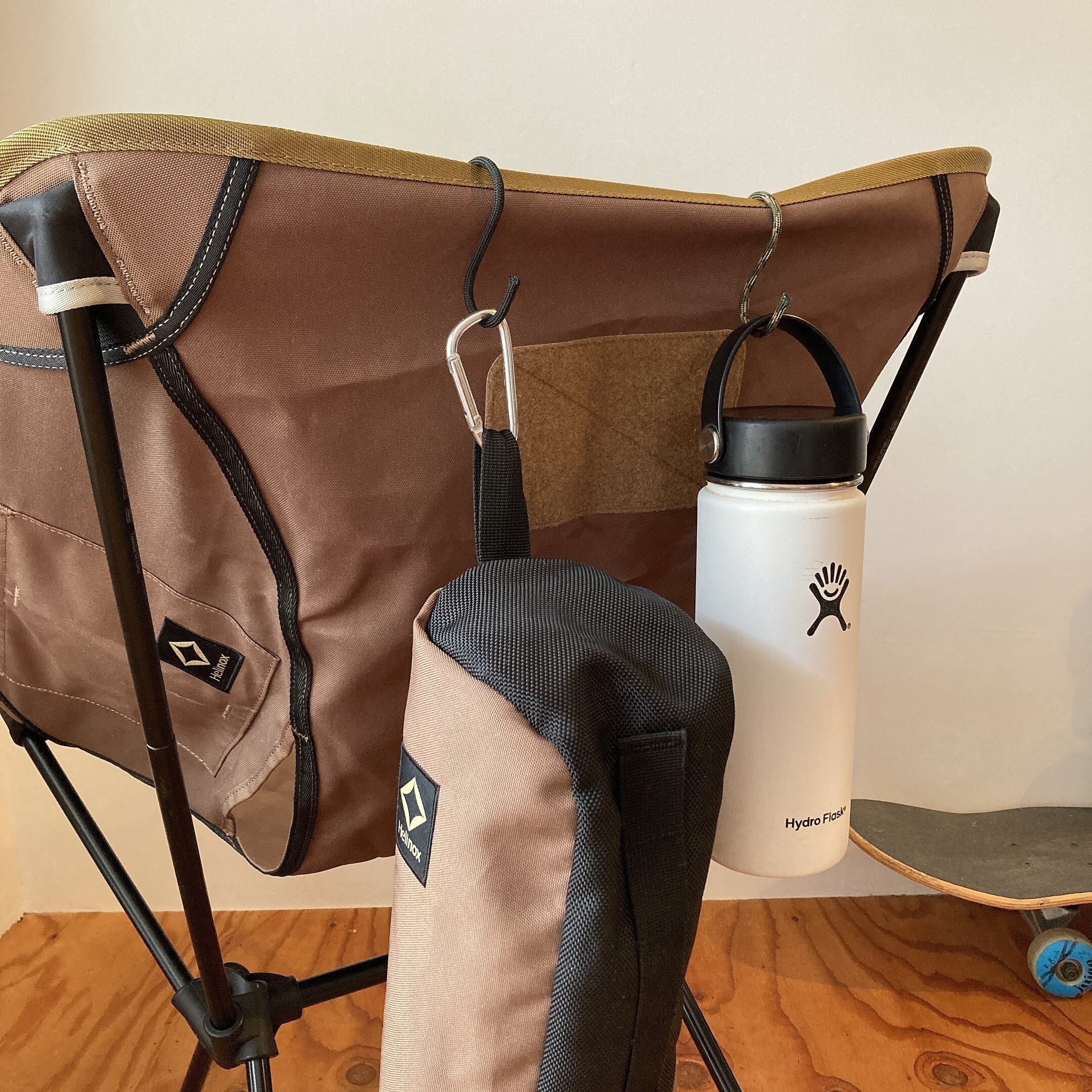 パラコードS字フック＜モノトーン＆ミリタリー＞4個セット | nuuamu