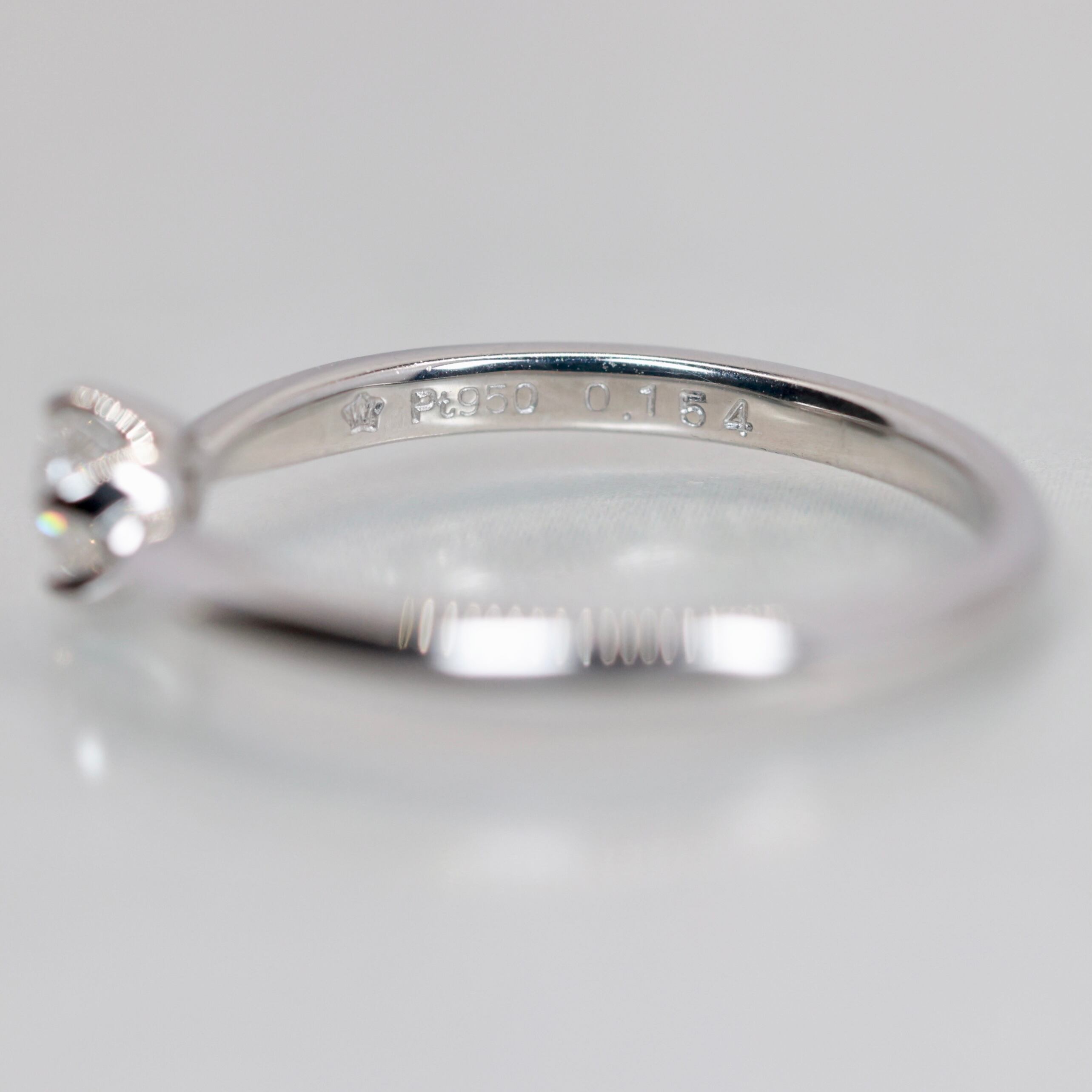 PT950 フェスタリア Wish upon a star 0.154ct ダイヤモンド リング 