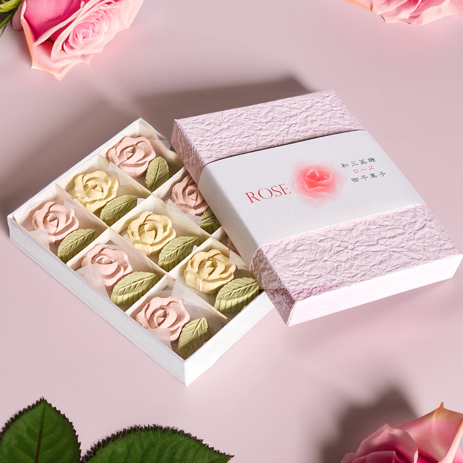 和三盆小箱「ROSE(ローズ)」 | 有限会社富久屋（京印製菓）