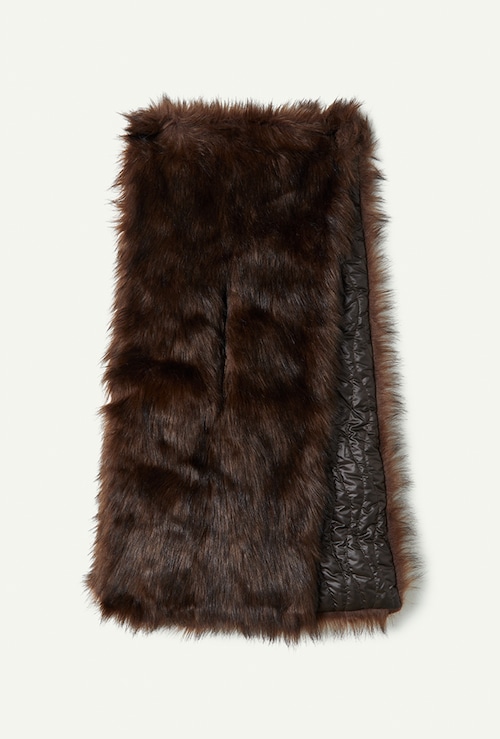 お問い合わせ商品【22AW】LEINWANDE ラインヴァンド / Vegan Fur Shawl