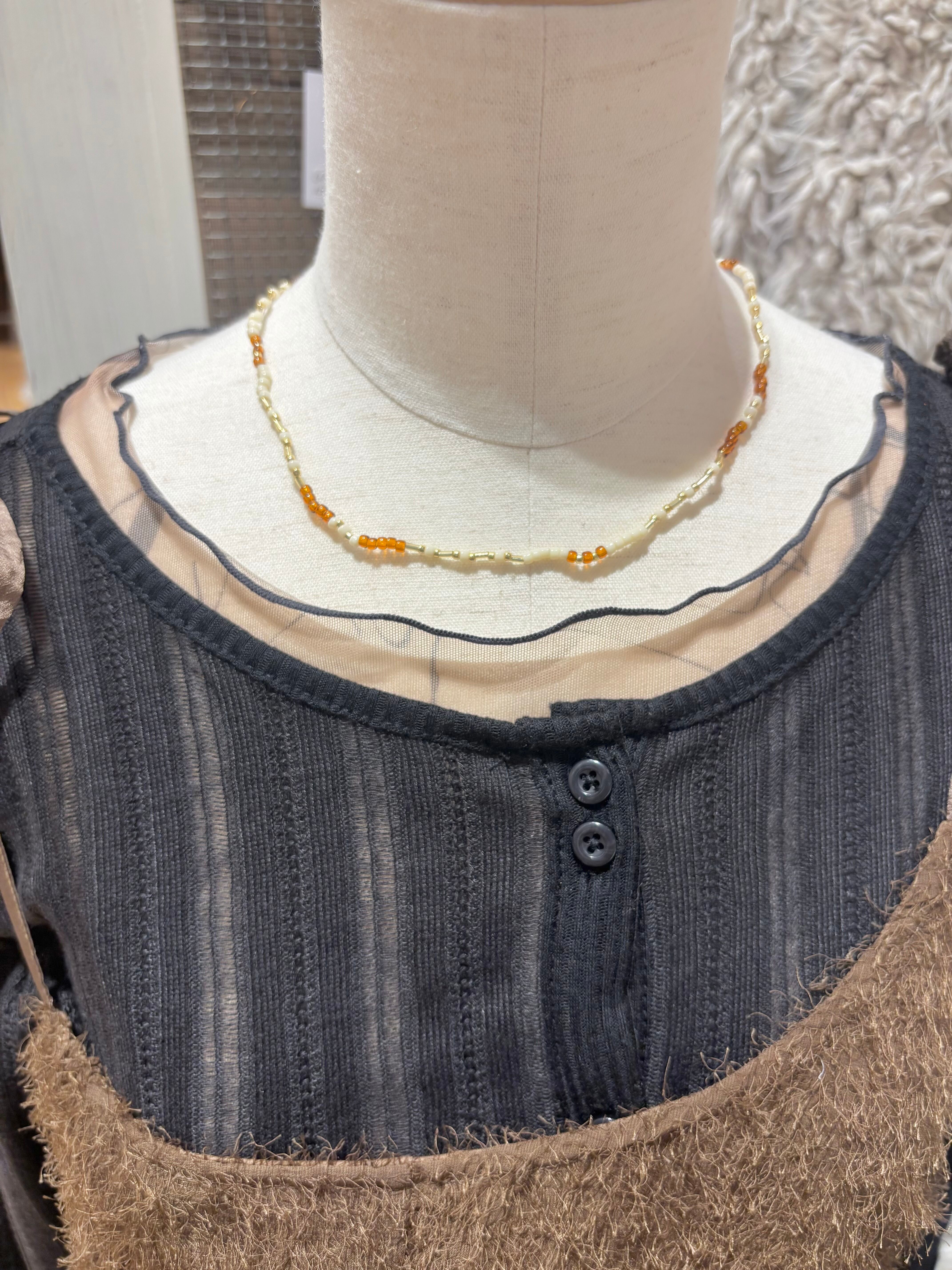 ビーズネックレス(A5-2)③