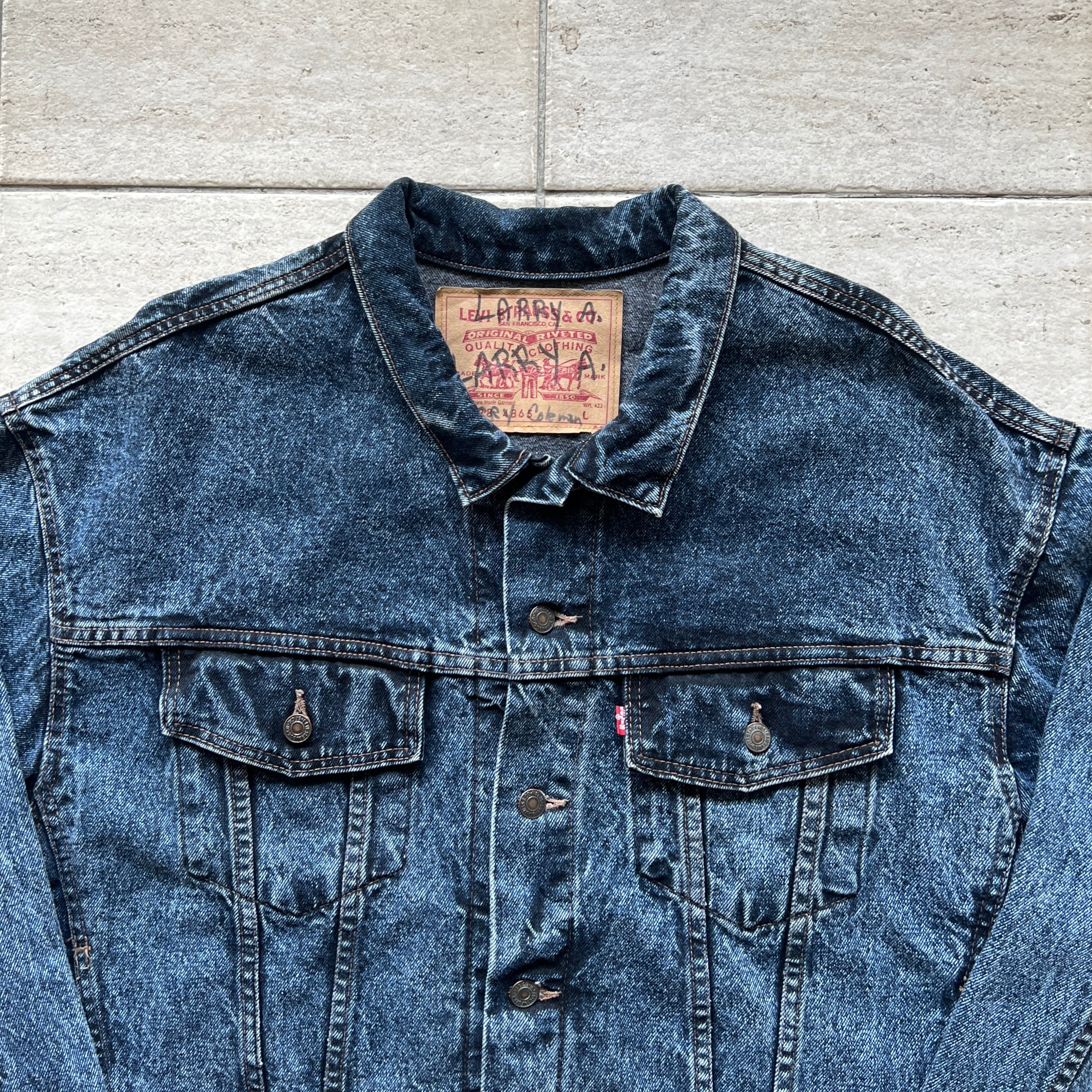 90's Levi's 70598-4865 Denim Jacket “OVER DYE” | DESERTSNOW