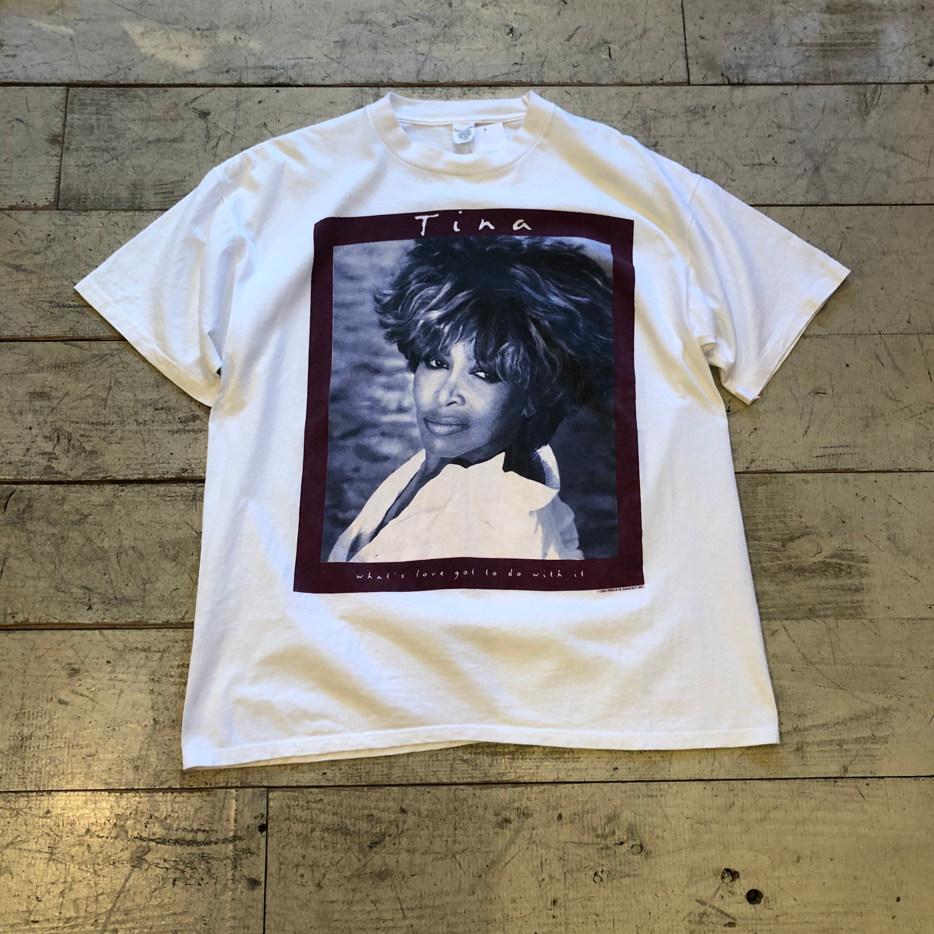 90s Tina Turner Tシャツ Raptees Raptee Rap