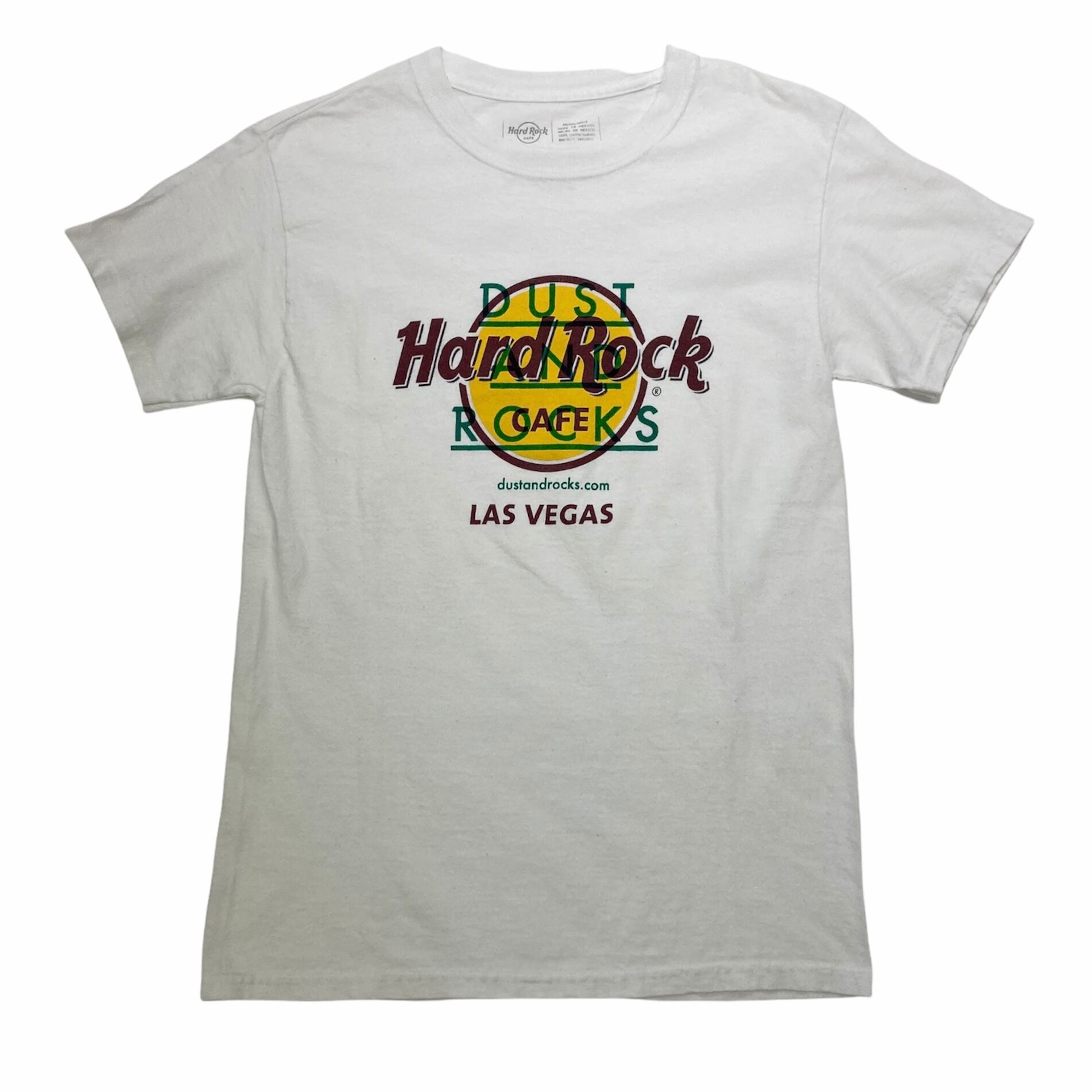Dustandrocks グリーンロゴプリント リプリント古着tシャツ シルクスクリーン 古着 Green Dust And Rocks