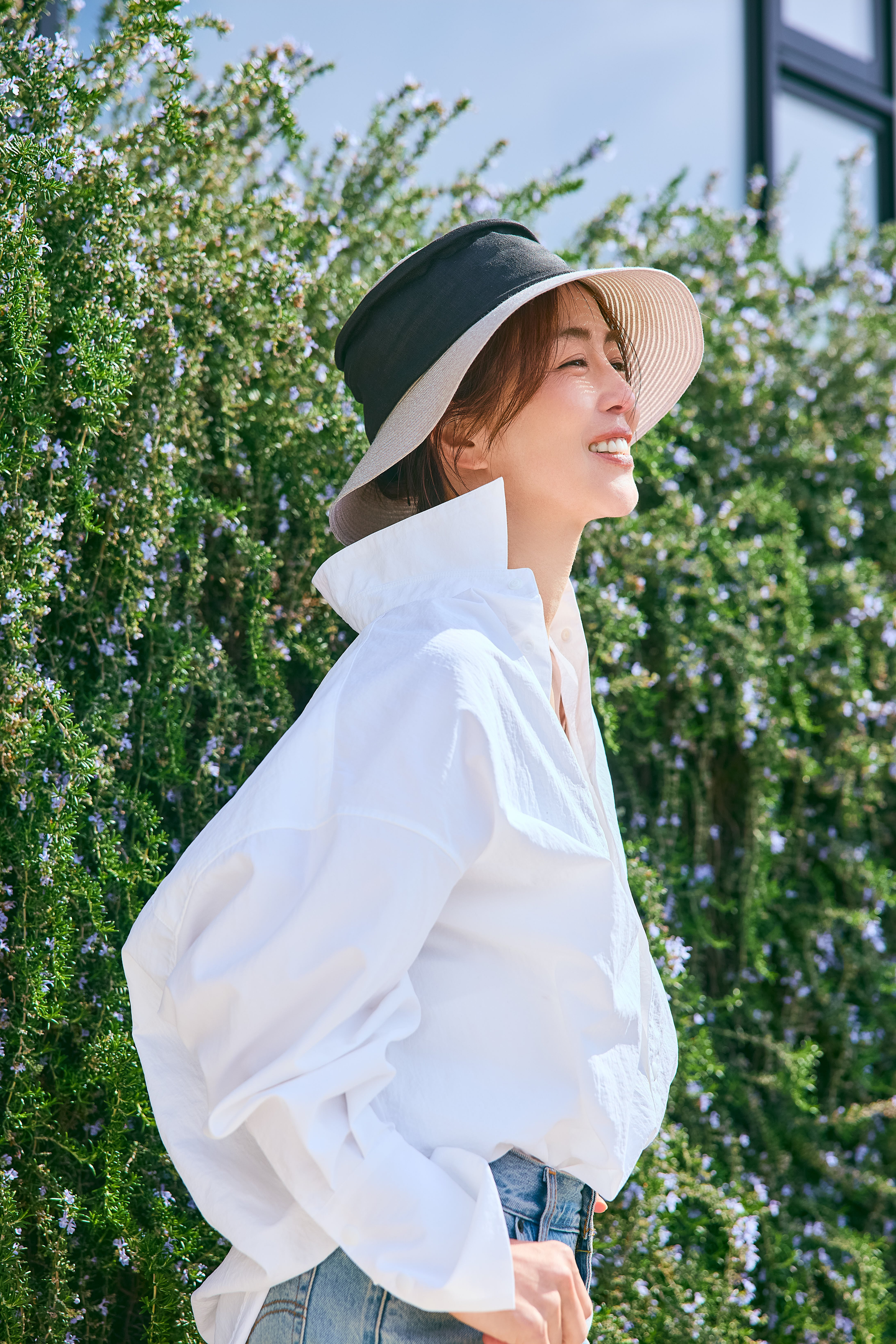 帽子 THE9SHOP SummerHat SOLEIL 丸めて洗える SUMMER HAT soleil ナチュラル×黒 | THE9SHOP