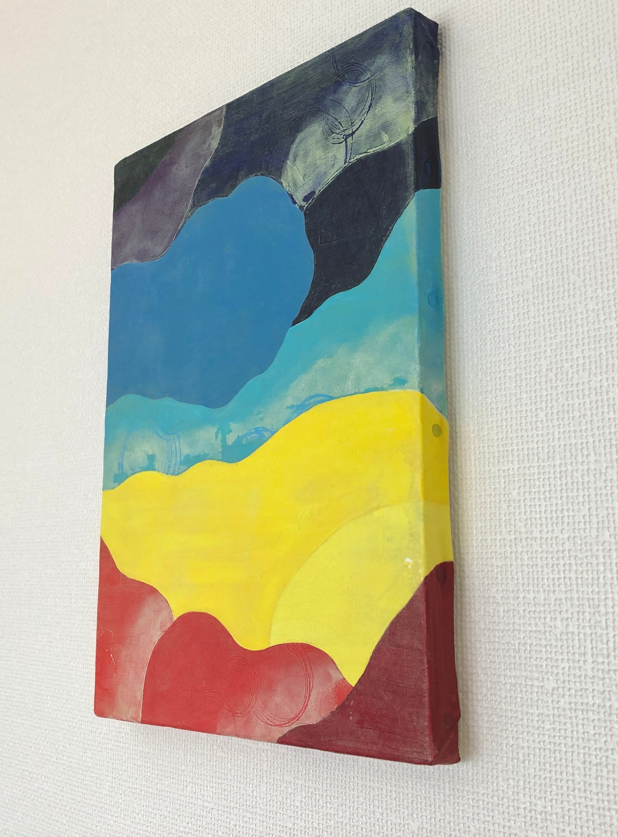 デザート｣ F4キャンバス アクリル画 アクリル絵の具 原画作品 | yuto 