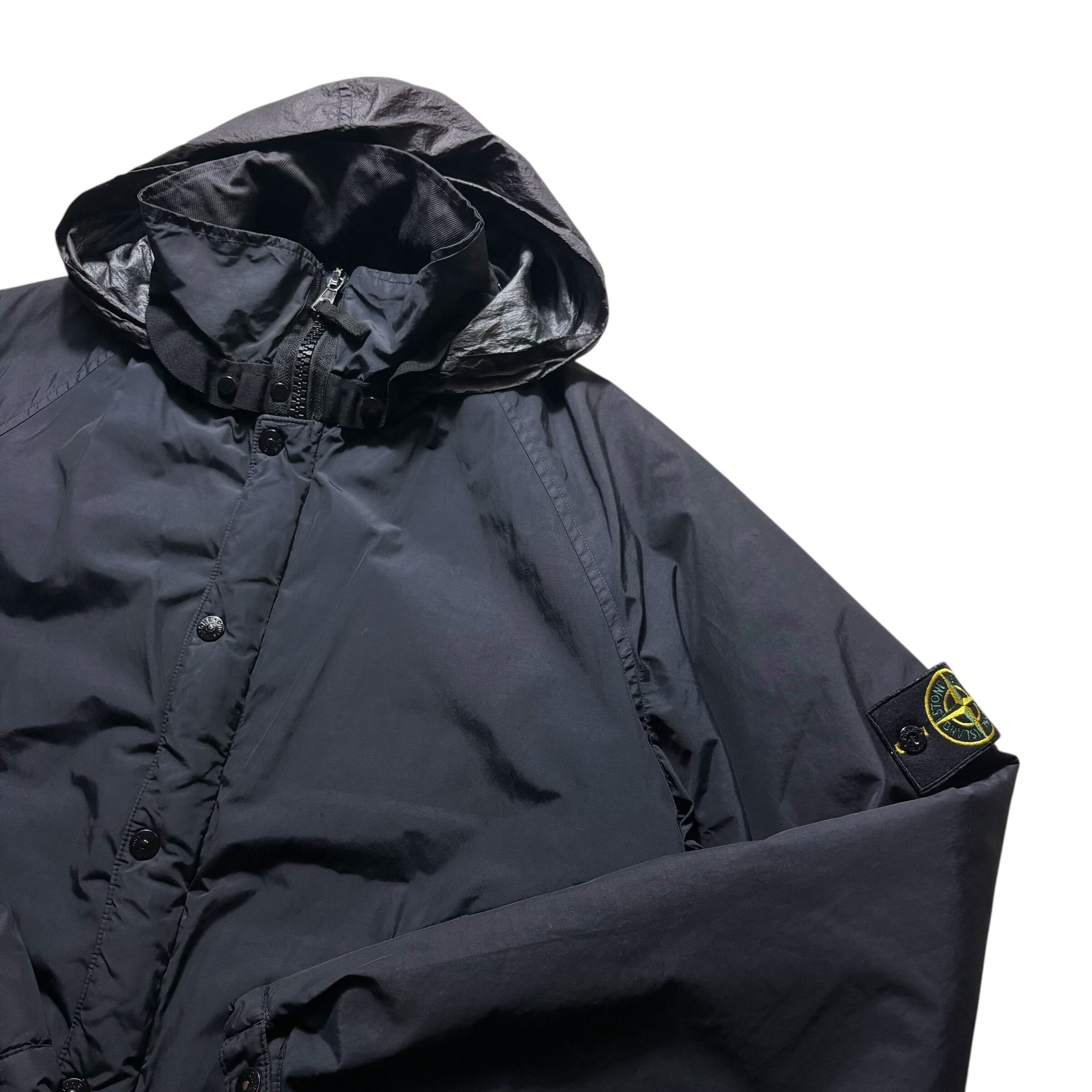 archive 2004aw STONE ISLAND black padding jacket | NOIR ONLINE