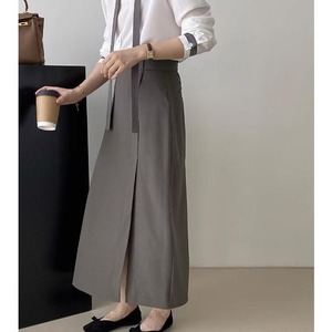 slit tight long skirt N30026