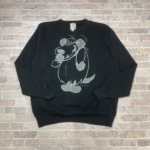 1990s WACKEY RACES SWEAT SHIRT BLACK