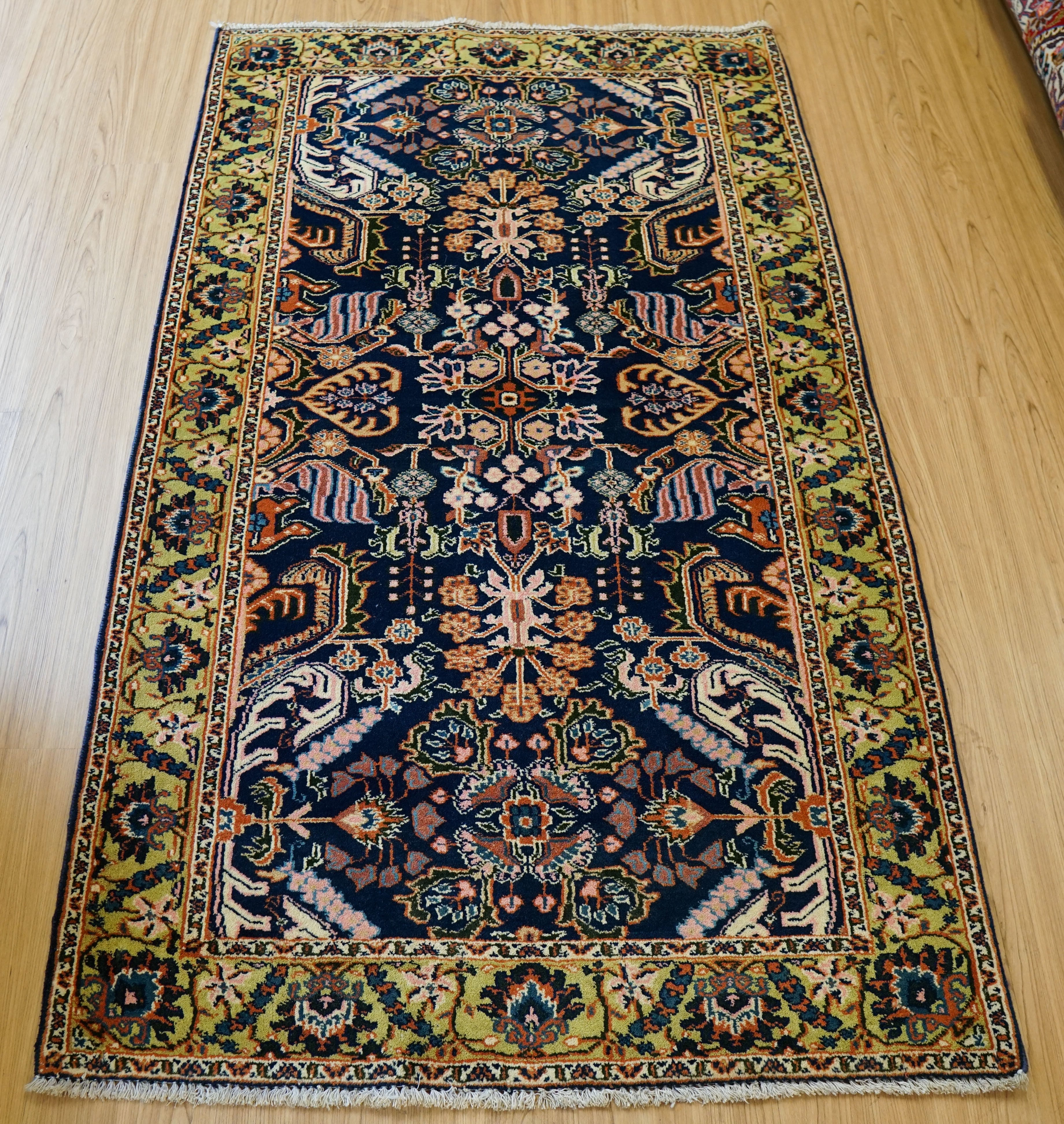 トライバルラグ バルーチ 200×110cm ペルシャ絨毯 トライバルラグ 
