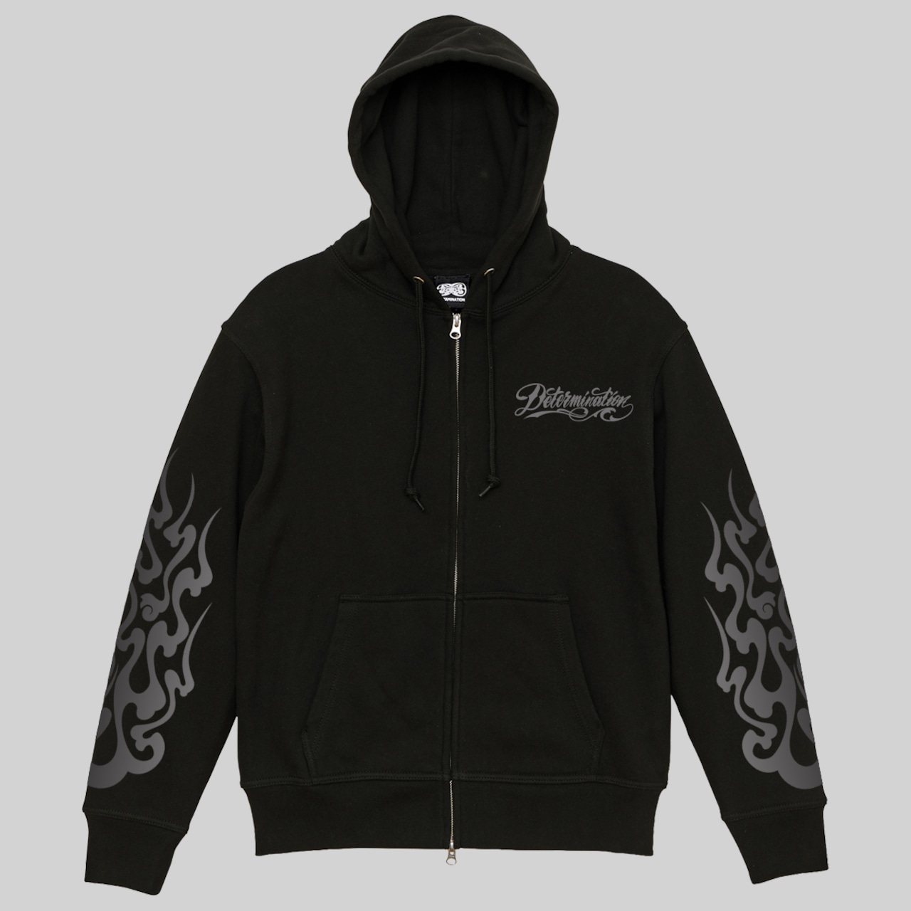 閻王 BLACK×GRAY & Gradation Zip-up Hoodie