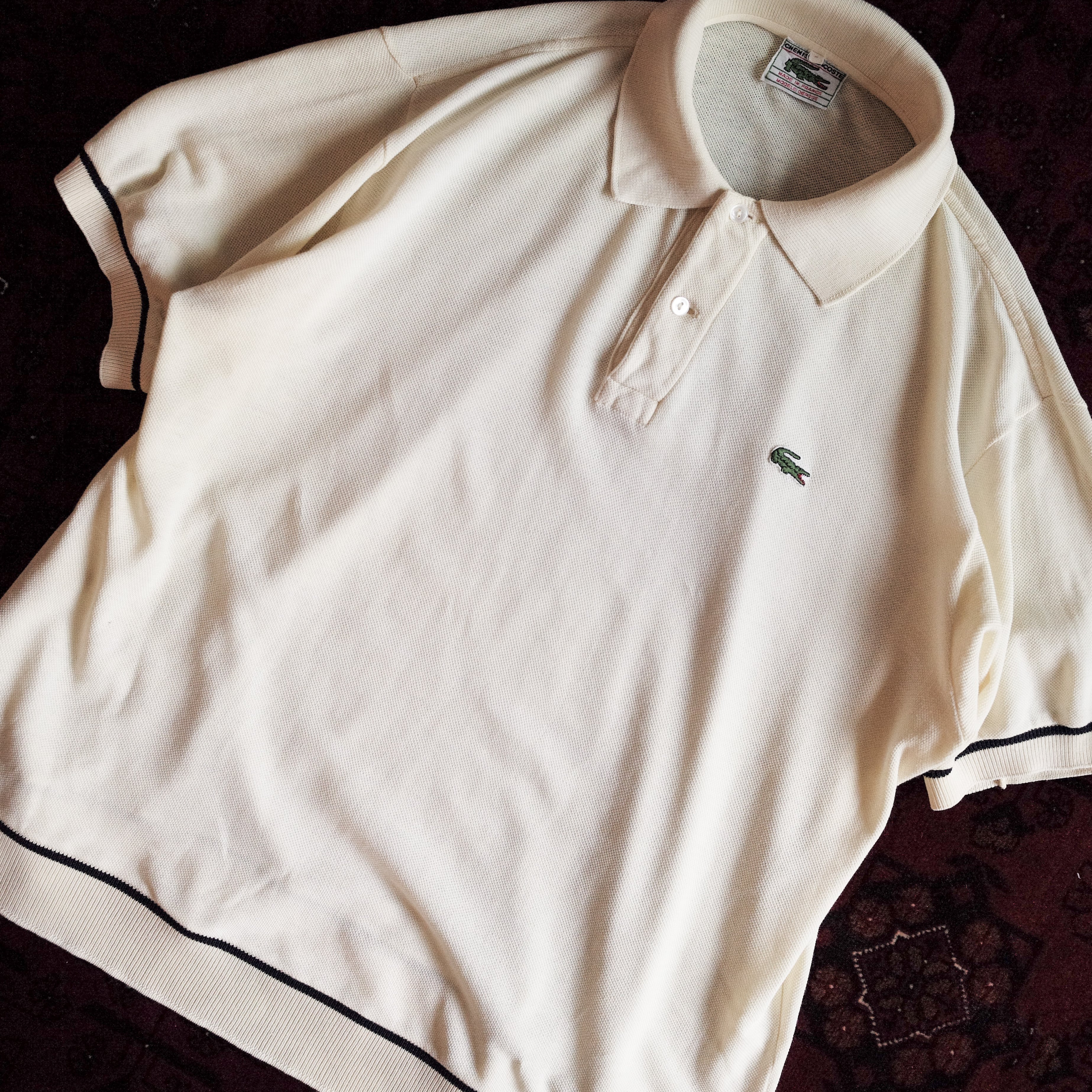 CHEMISE LACOSTE ポロシャツ ショートスリーブ 半袖 6サイズ C100 1960