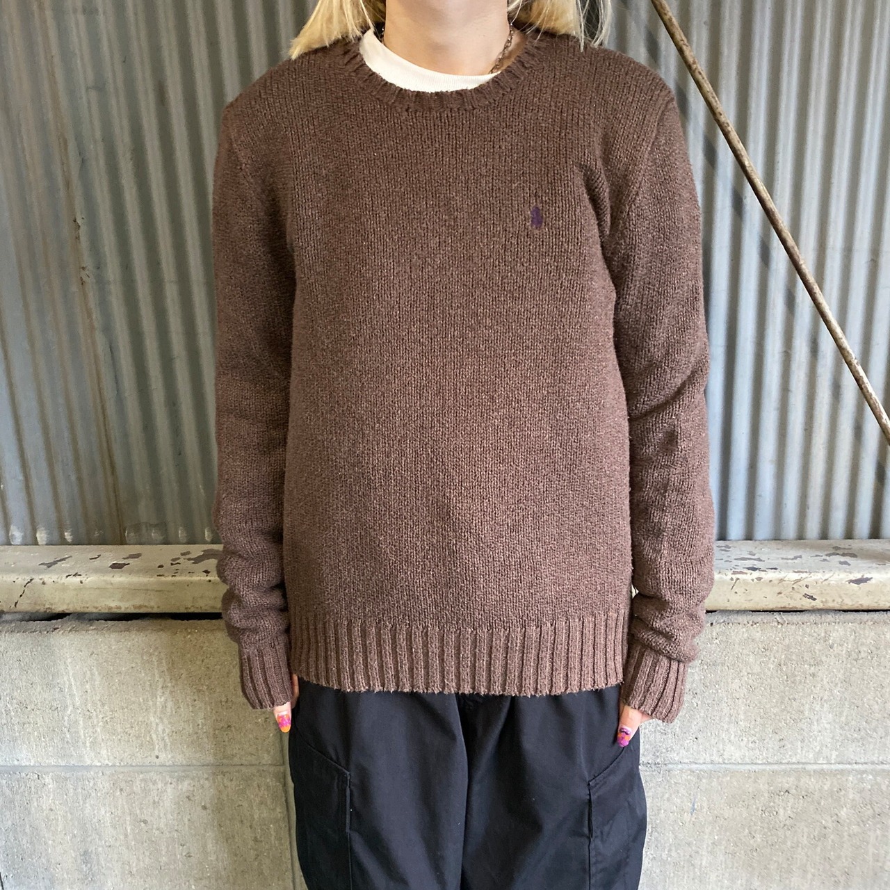 Polo by Ralph Lauren ポロバイラルフローレン リネン×コットンニット 