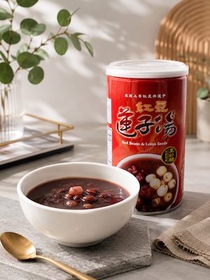 名屋 蓮の実入りあずきスープ(紅豆蓮子湯)320g