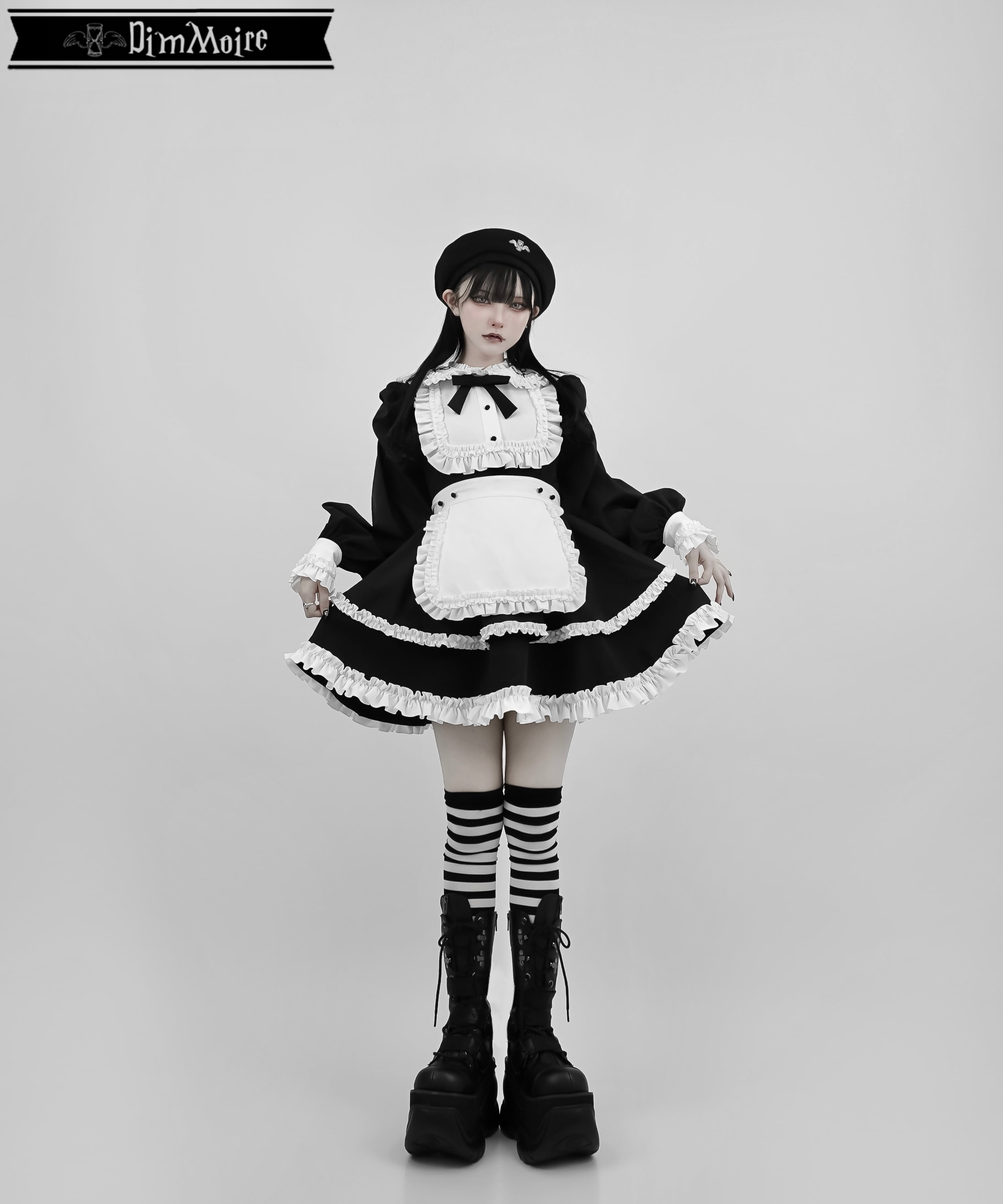 絶メイドワンピース【Black&White】 | DimMoire