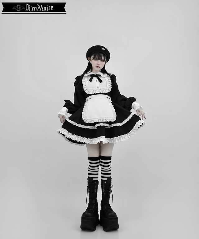 【受注予約商品】絶メイドワンピース【Black&White】