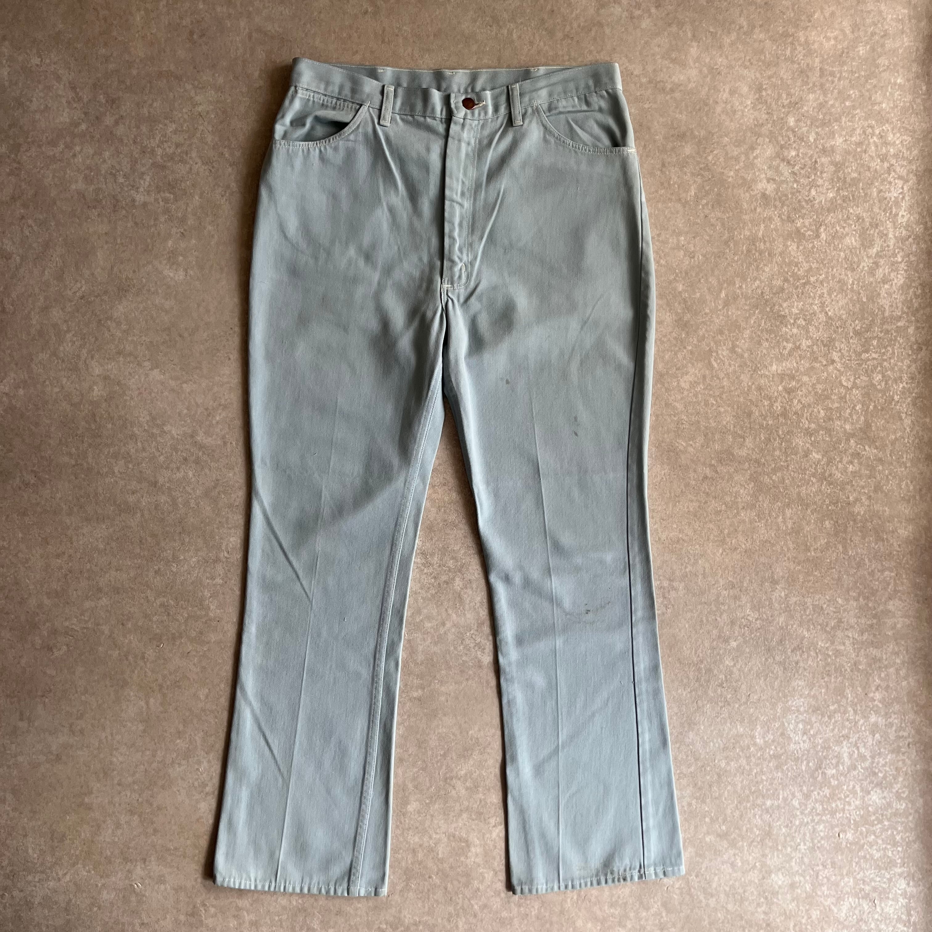 1970s Wrangler Boots Cutt Pants W36 L31 Made in USA