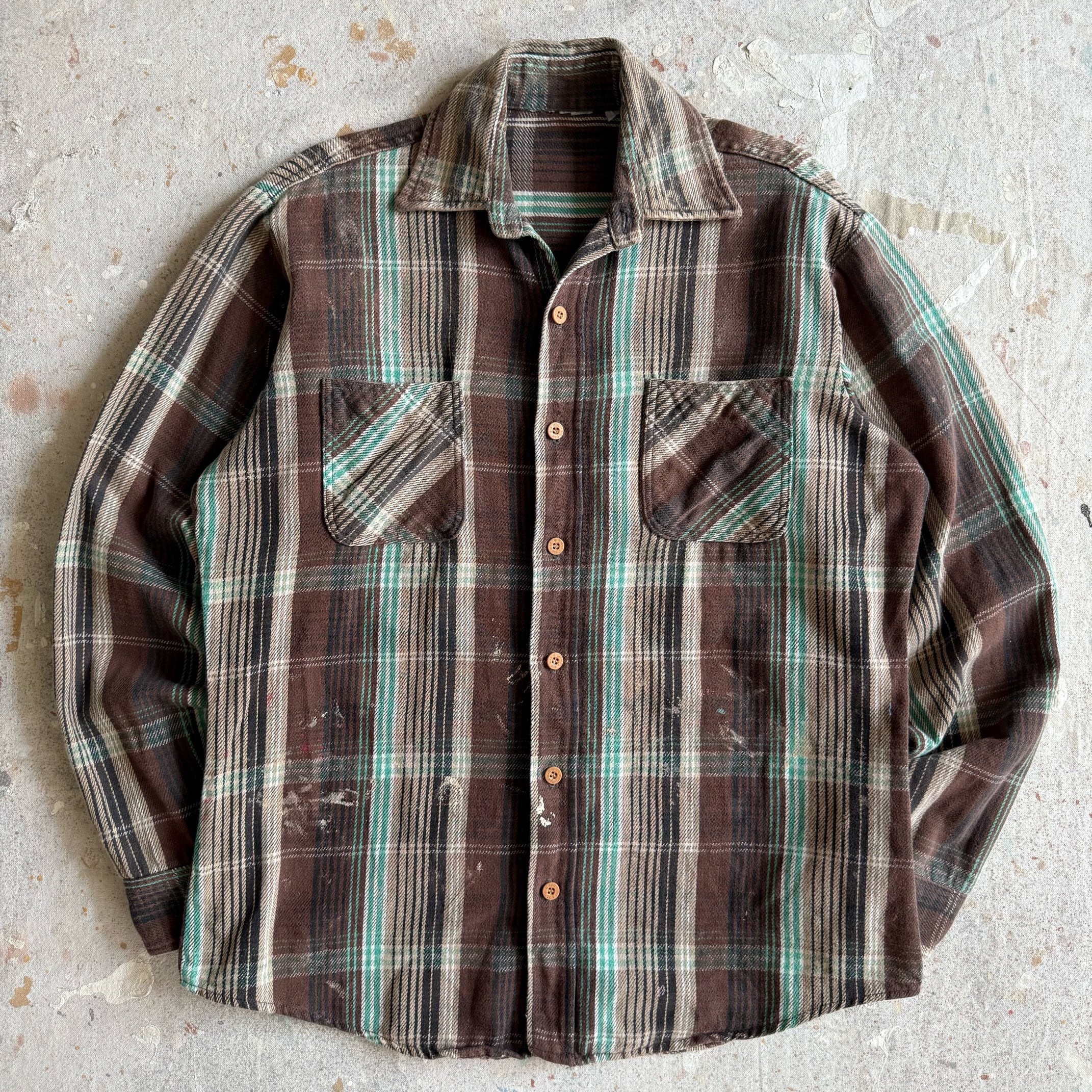 1970s BIG MAC Flannel Shirts L位 Z153