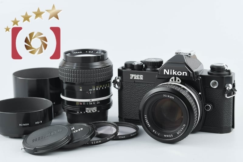 Nikon New FM2 FM2N Black Early Model SLR + Ai NIKKOR 50mm f Nikon New FM2 FM2N Black Early Model SLR + Ai NIKKOR 50mm f