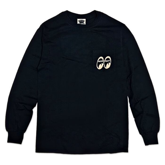 MOON Equipped ポケット付 ロング スリーブ Tシャツ 長袖 ロンT