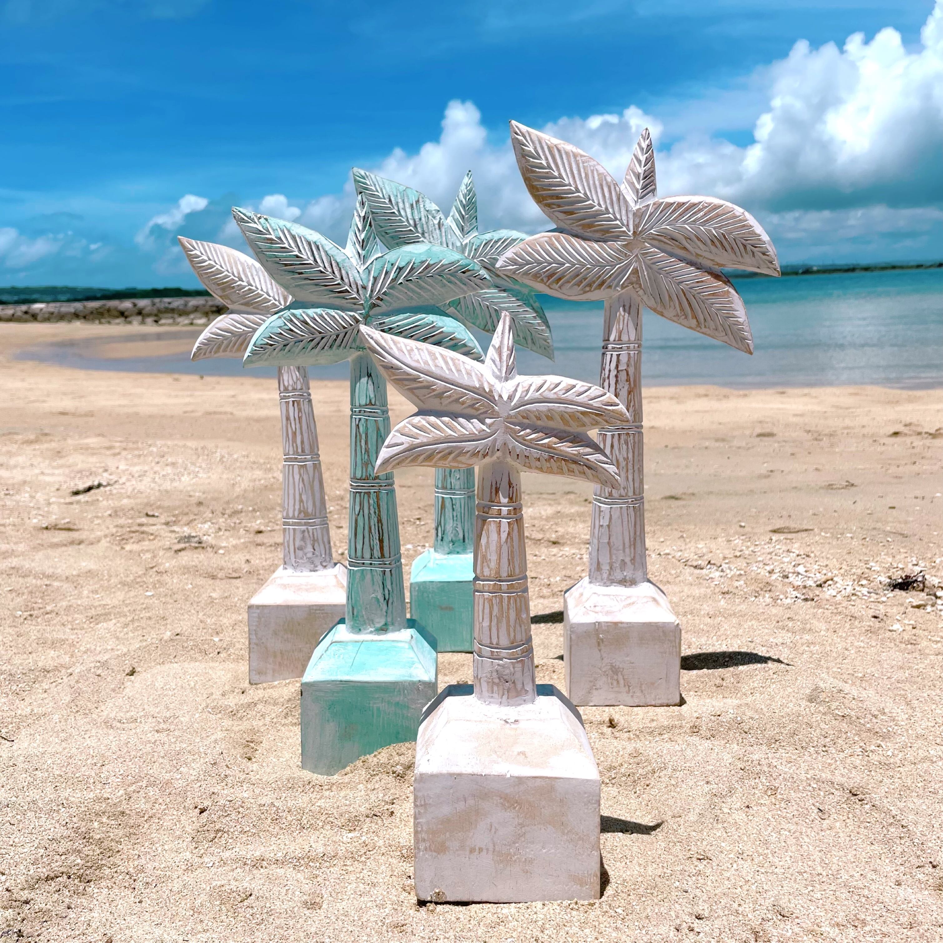 木彫りのヤシの木 Mサイズ | のざき民芸