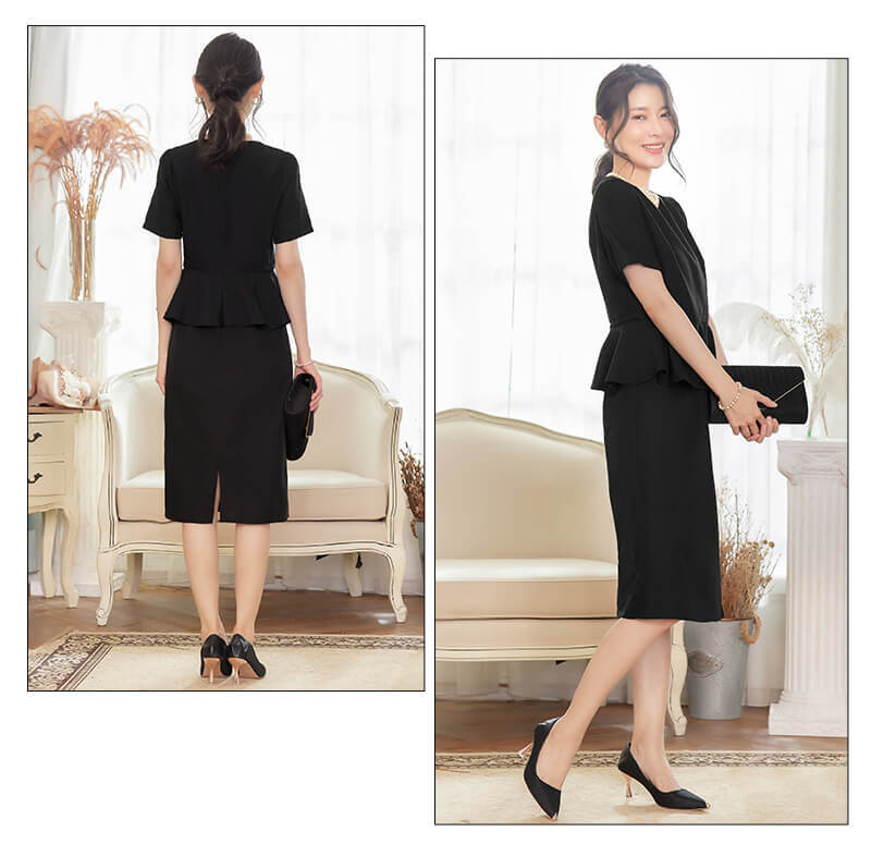 レビュー特典 セレモニースーツ 3点セット ワンピーススーツ ブラックフォーマル 喪服 礼服 結婚式 お呼ばれ ドレス 二次会 ワンピース emile0199 セットアップ 入学式 卒業式 お受験 参観日 卒園式 フォーマル 通勤 ビジネス 仕事 大きいサイズ セット 即日配送 送料無料 セレモニースーツ 2点セット レディースフォーマル