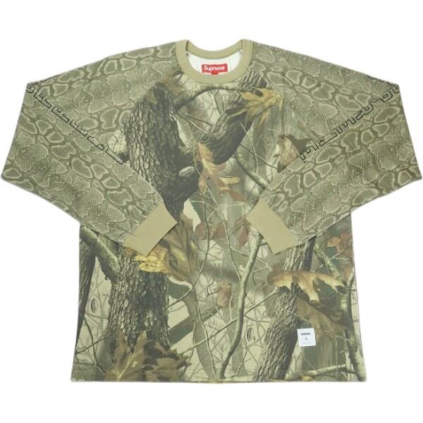 Size【L】 SUPREME シュプリーム 26FW Wildlife Camo Raglan L/S Top