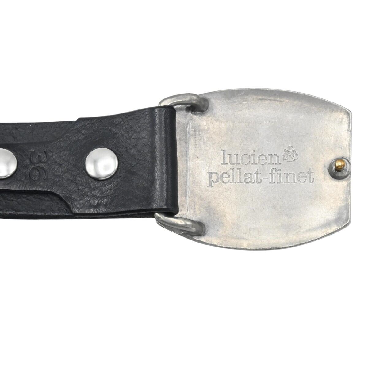 lucien pellat-finet ルシアンペラフィネ ヘンプリーフバックル レザ