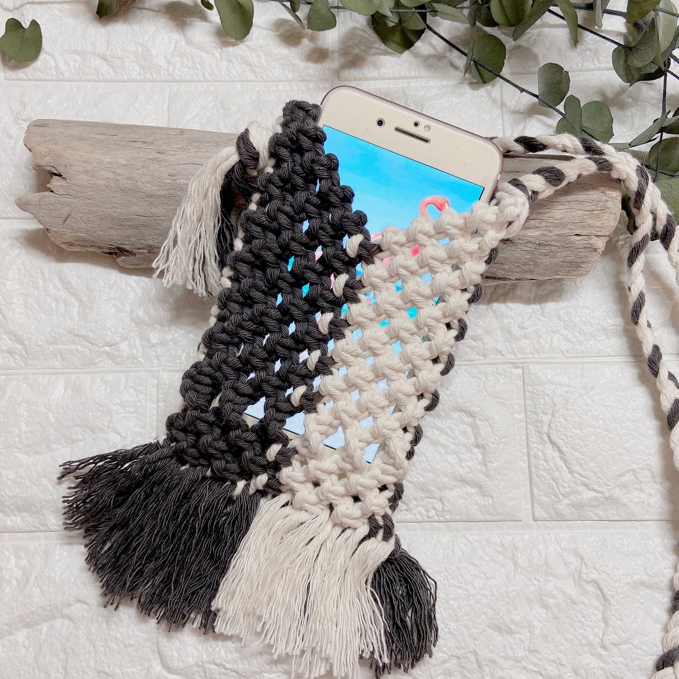 スマホショルダーポシェット＋初心者マクラメキット | QuaGr'e ＝かぐれ