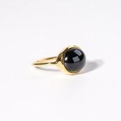 【15号】ブラックオニキス リング