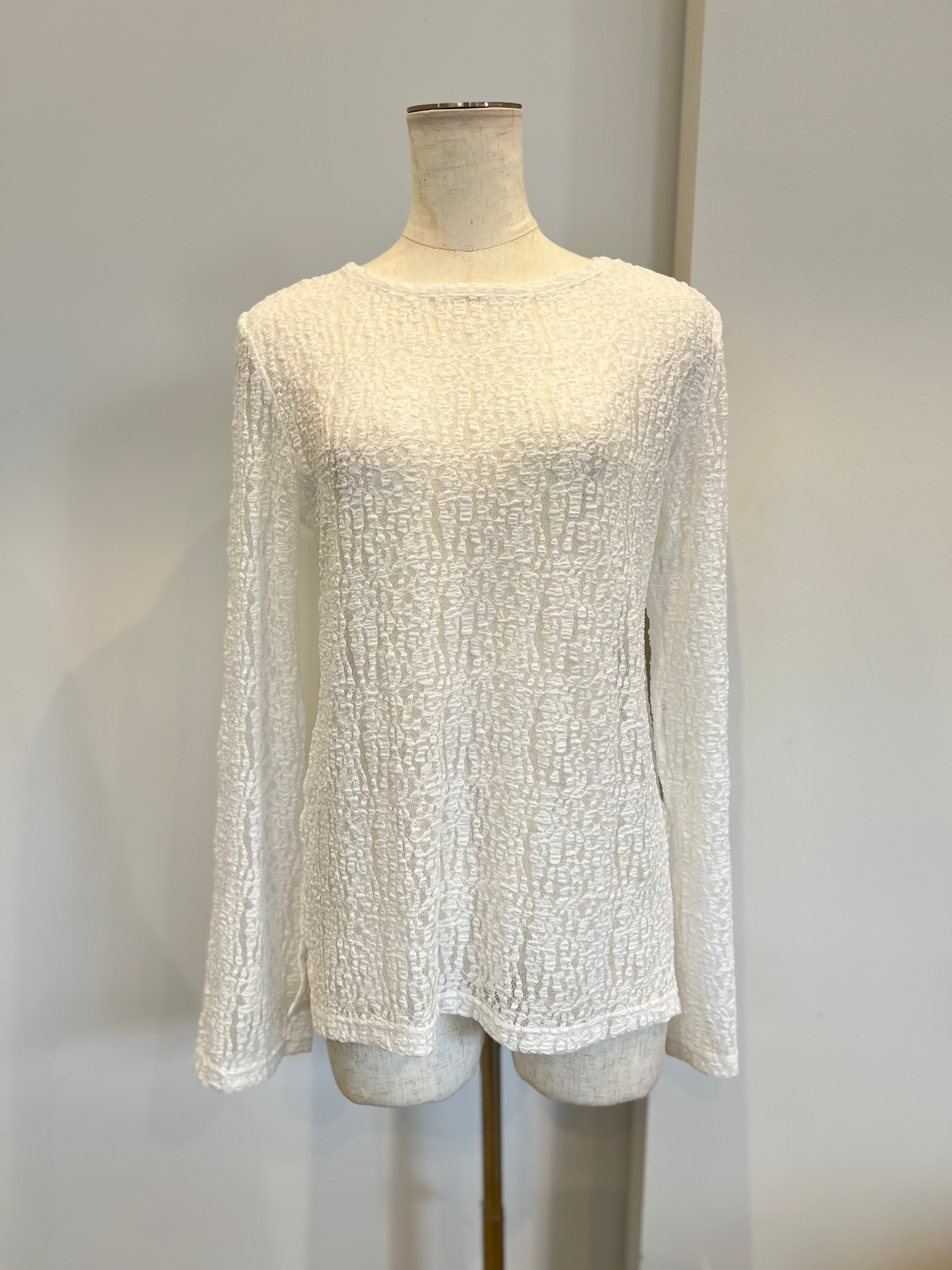 【SELECT】ストレッチレースプルオーバー 15-0702