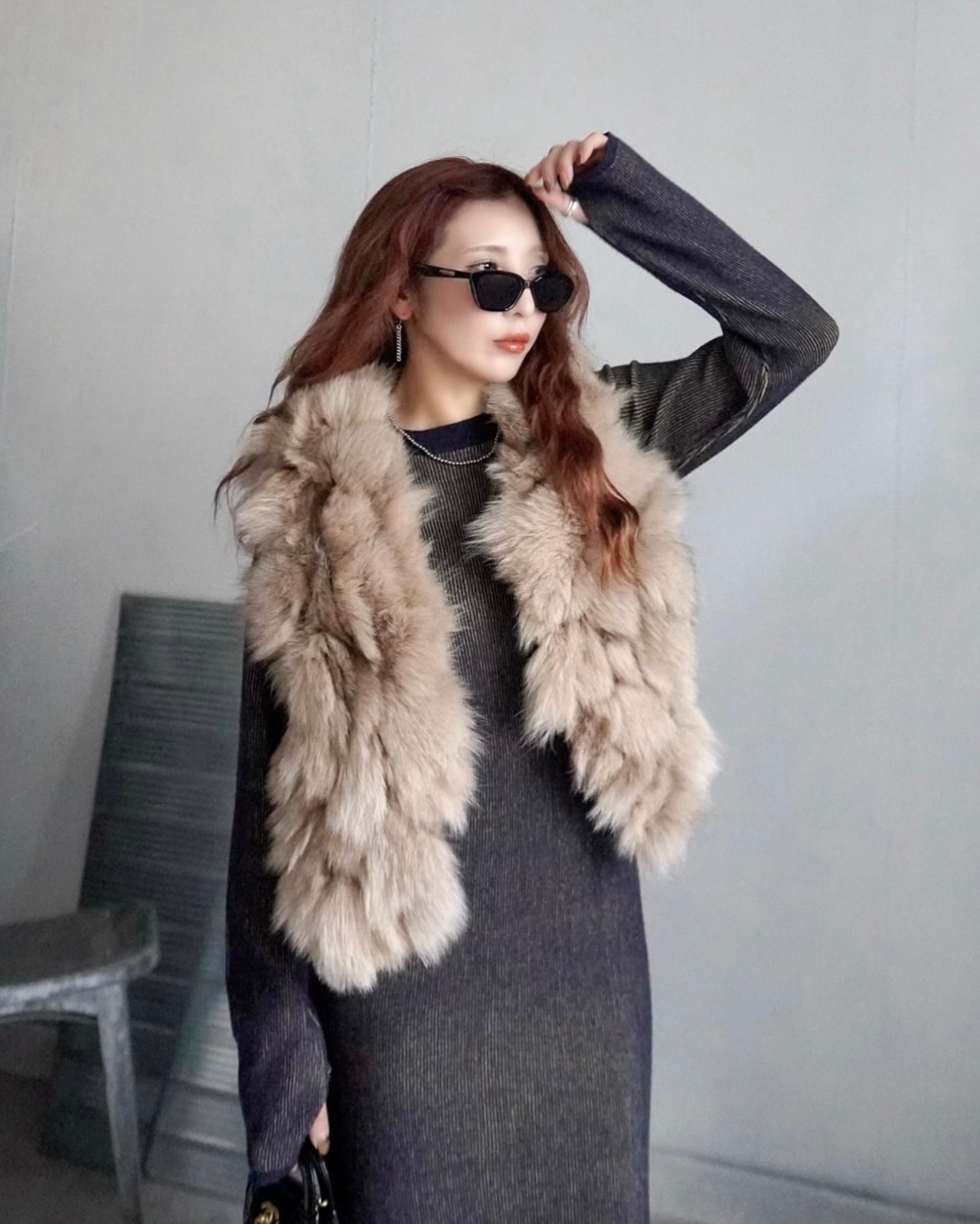 【revival】EYEWEAR 001【カーブエンドサングラス】/Black・leopard