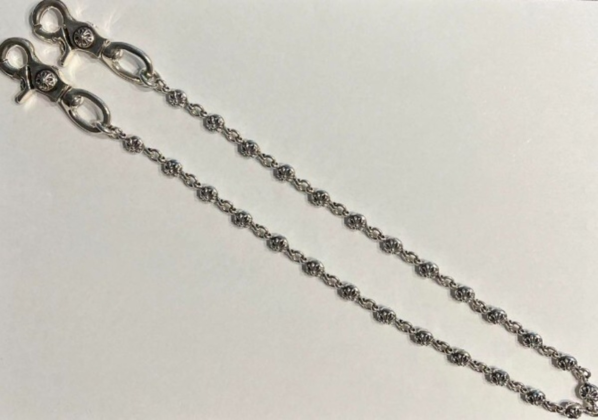 CHROME HEARTS クロムハーツ クロスボール ウォレットチェーン ロング  