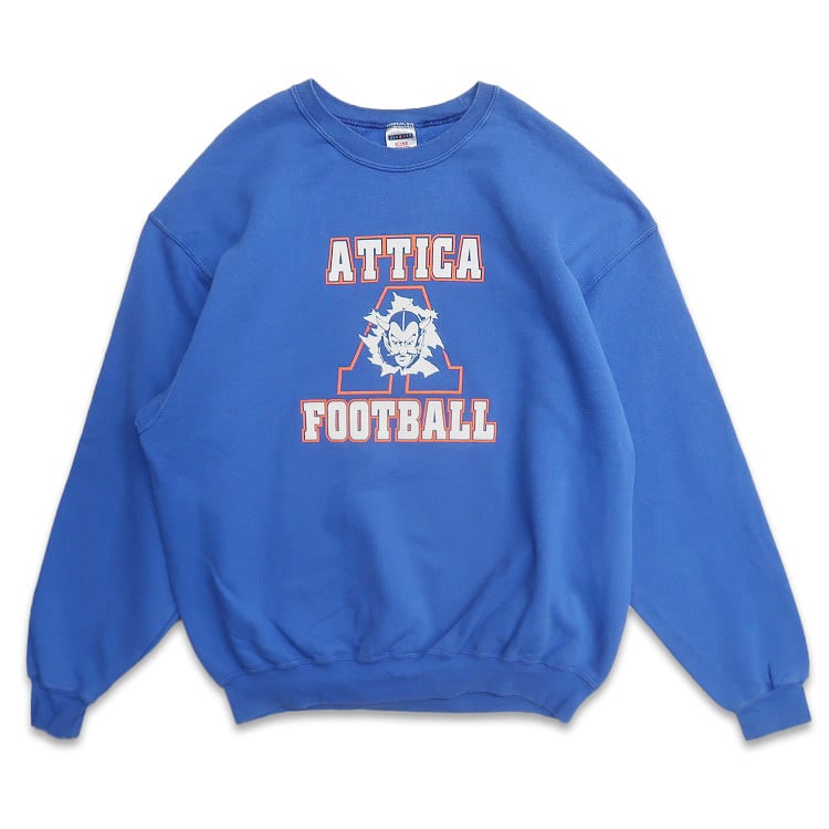 古着 JERZEES ジャージーズ ATTICA FOOTBALL プリント
