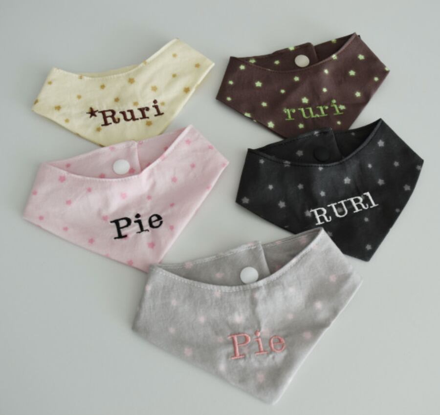 予約【APPLEMELLOW】Star Custom Cape Bib (5color)